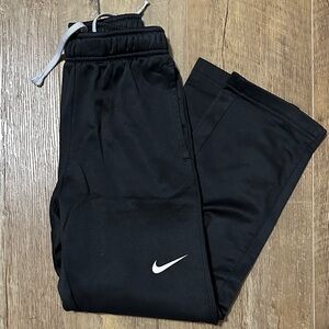 Nike Kids Gray Performance Pants with White Logo